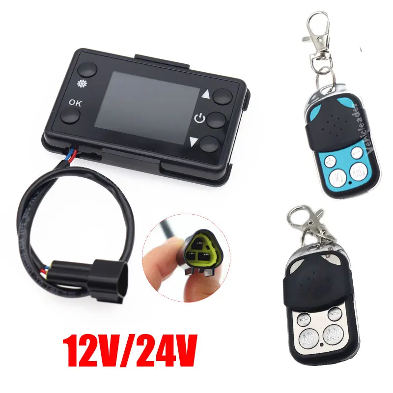 12V Diesel Heater With Remote - 12V/24V Diesels Air Heater Parking Heater
