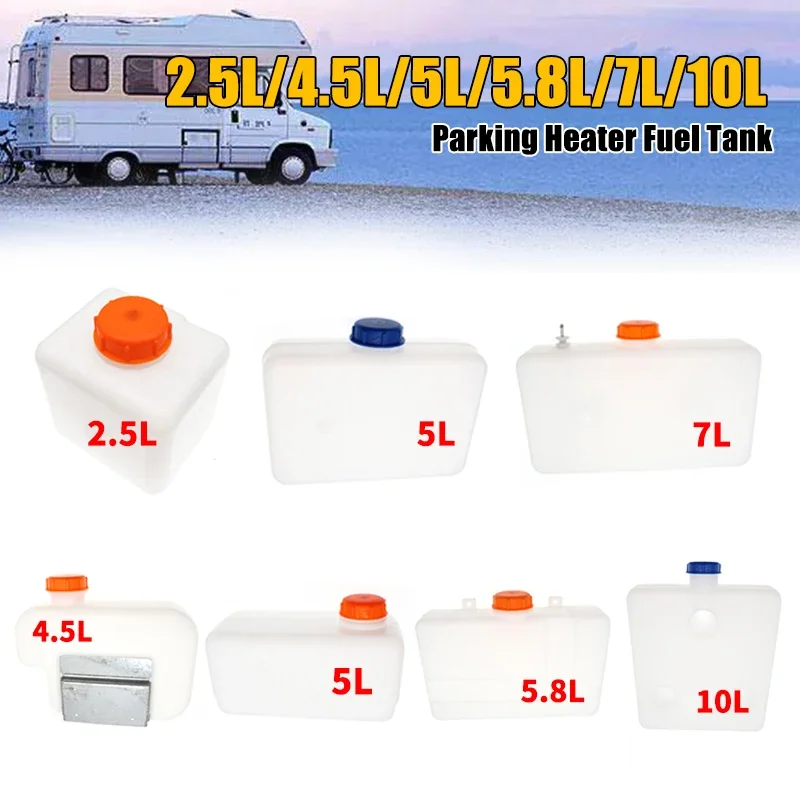Diesel Heater Fuel Tank 10L - 2.5L/4.5L/5L/5.8L/7L/10L Nhựa Dầu Nhiên Liệu Xăng