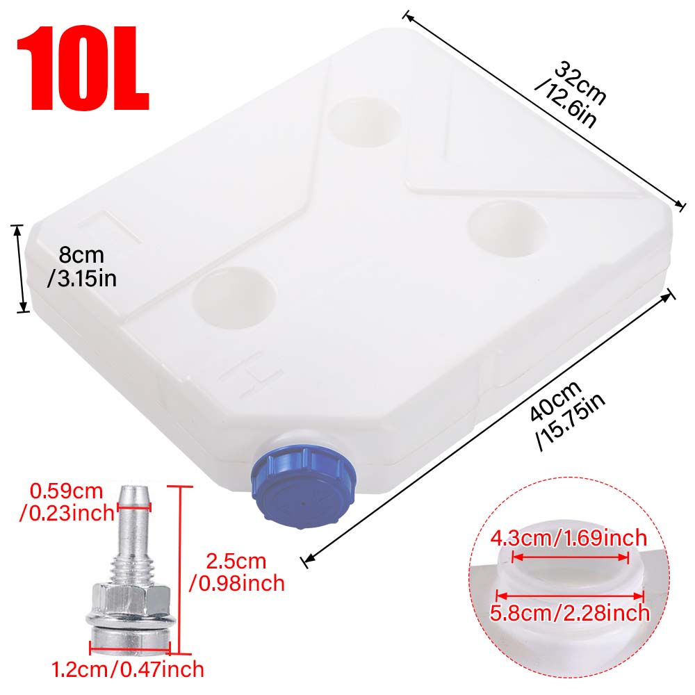 10L Thickened Plastic Fuel Tan - đánh giá và giá Diesel Heater Fuel Tank 10L