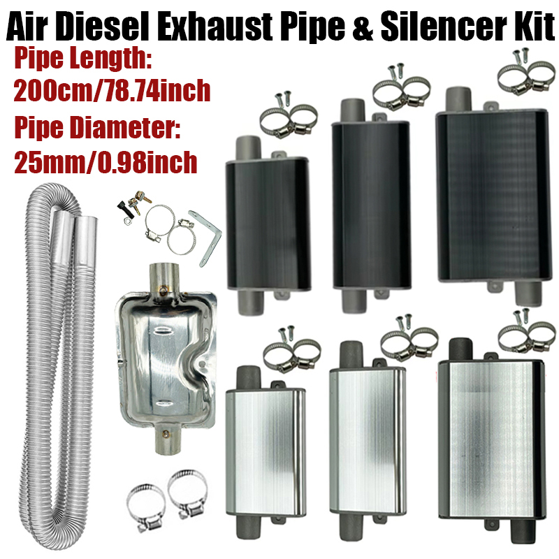 200cm Car Air Diesel Parking H - đánh giá và giá Diesel Heater Silencer Muffler