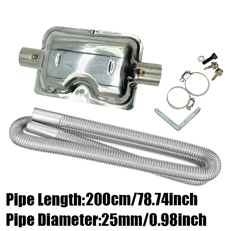 200cm Car Air Diesel Parking H - đánh giá và giá Diesel Heater Silencer Muffler