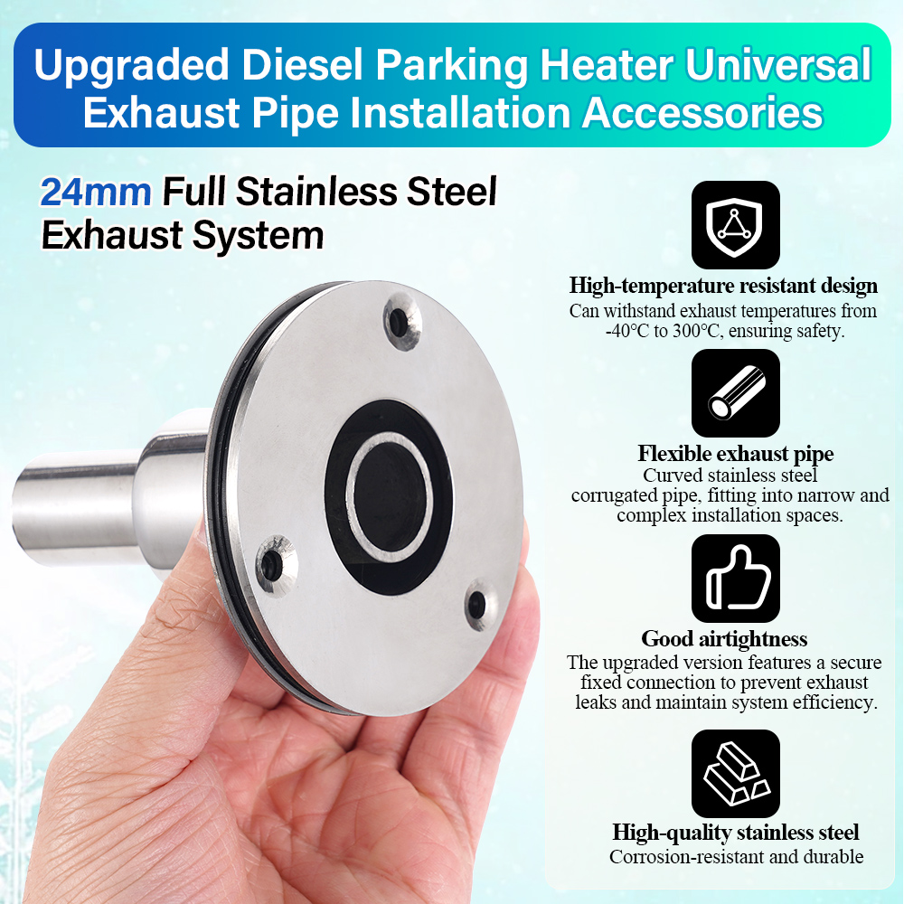 24mm Diesel Heater Exhaust Pip - đánh giá và giá Diesel Heater Ducting Kit