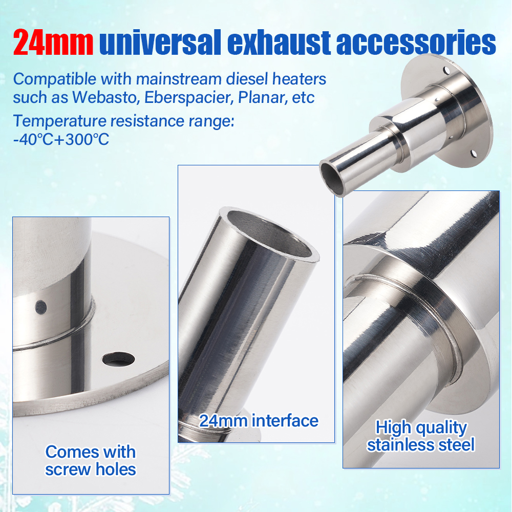 24mm Diesel Heater Exhaust Pip - đánh giá và giá Diesel Heater Ducting Kit