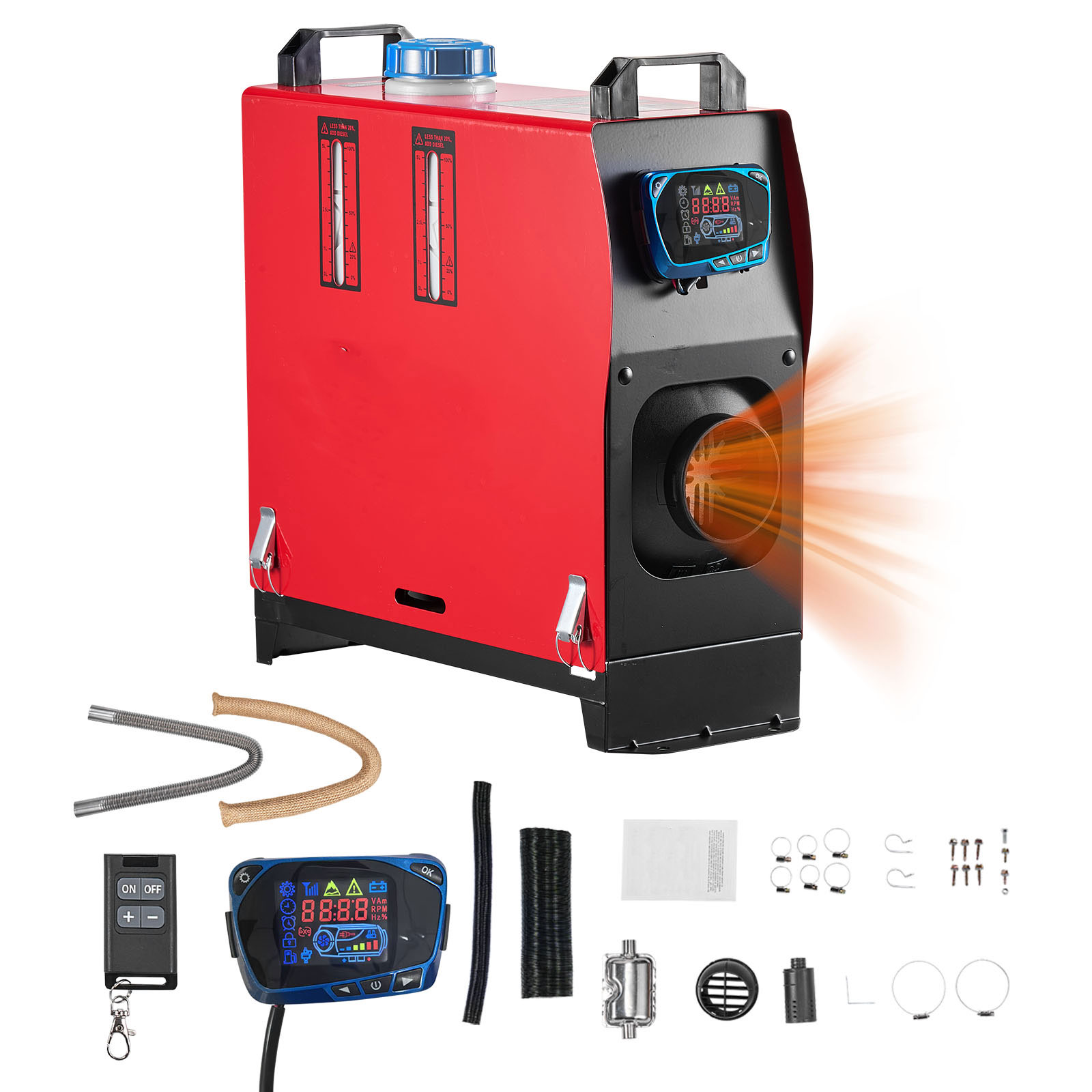 SucceBuy 8KW Diesel Air Heater - đánh giá và giá Diesel Parking Heater 8Kw 24V
