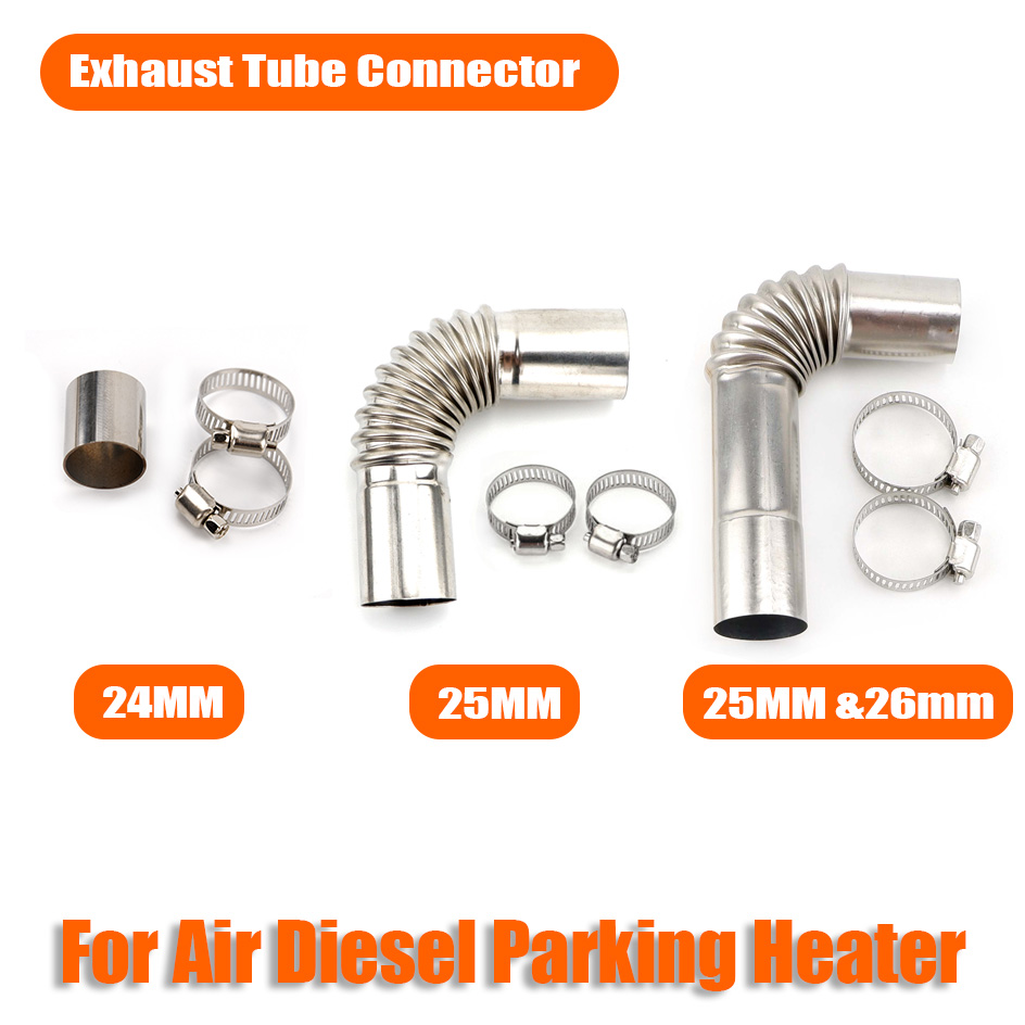 24mm 25mm 25mm&26mm Exhaust Pi - đánh giá và giá Diesel Heater Silencer Muffler