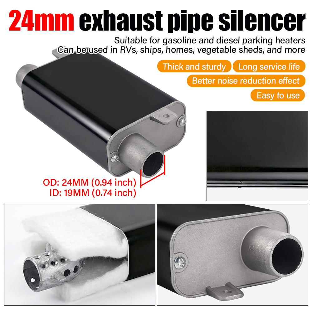Exhaust Muffler Kit Aluminum A - đánh giá và giá Diesel Heater 8Kw Rv Camper
