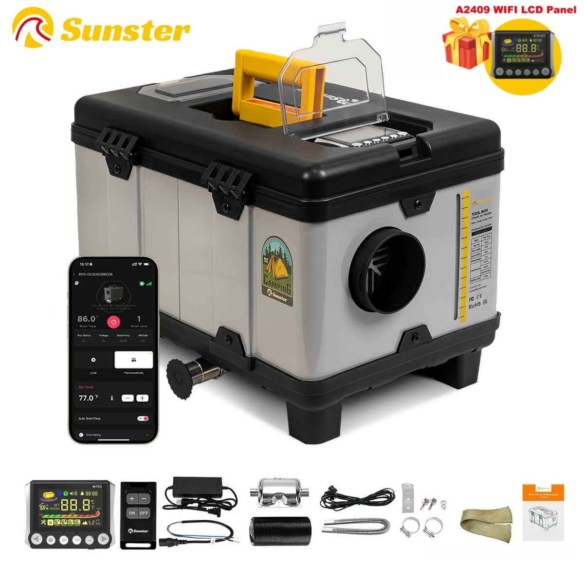 Upgraded 8KW WIFI/BLUETOOTH Sm - đánh giá và giá Diesel Heater 8Kw Rv Camper
