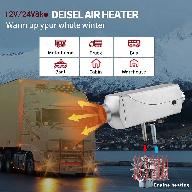 Vehicle Heating Spare Hardware - đánh giá và giá Diesel Heater 8Kw Rv Camper
