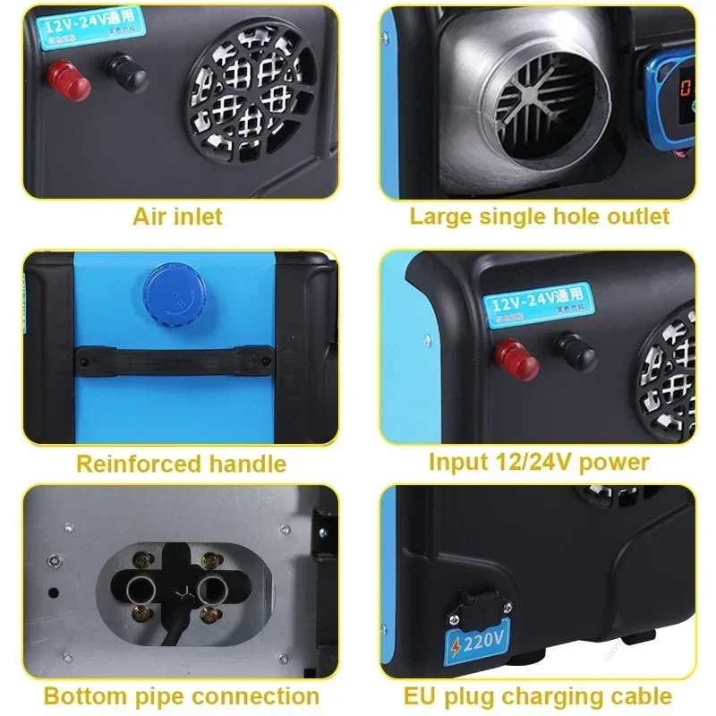 12V 24V 220V Diesel Air Parkin - đánh giá và giá Diesel Air Heater 5Kw 12V