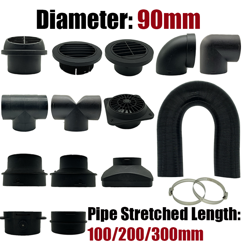 Car Air Diesel Heater 90mm Dia - đánh giá và giá Diesel Heater Ducting Kit