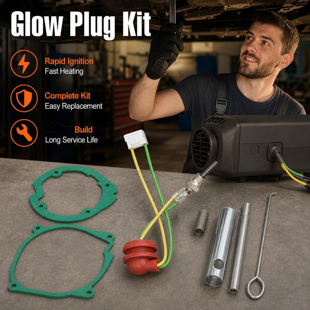 Ceramic Glow Plug Gasket Kit F - đánh giá và giá Diesel Air Heater 5Kw 12V